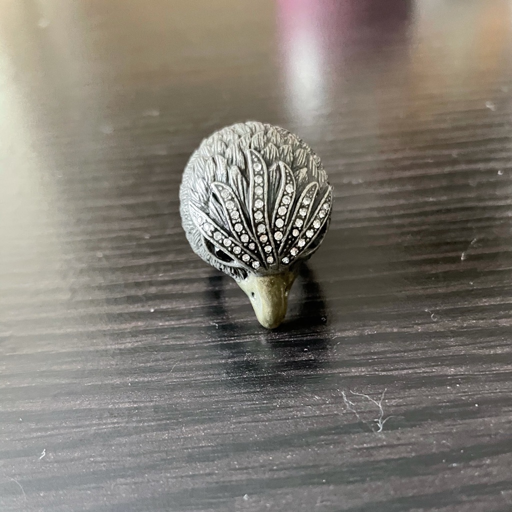 Falcon Head Ring